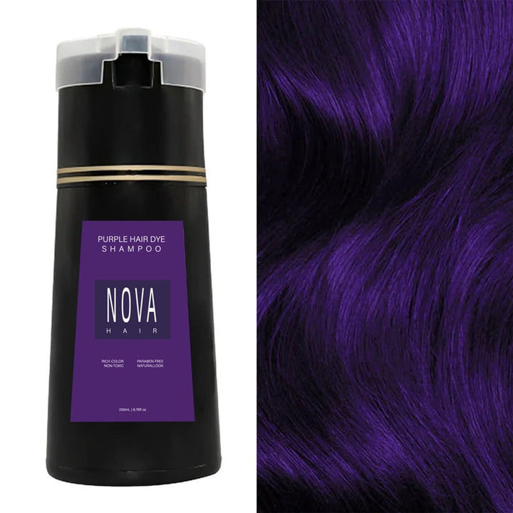 Hair Dye Shampoo Ammonia Free Permanent Coloring For Coverage Pump Bottle - Image 15