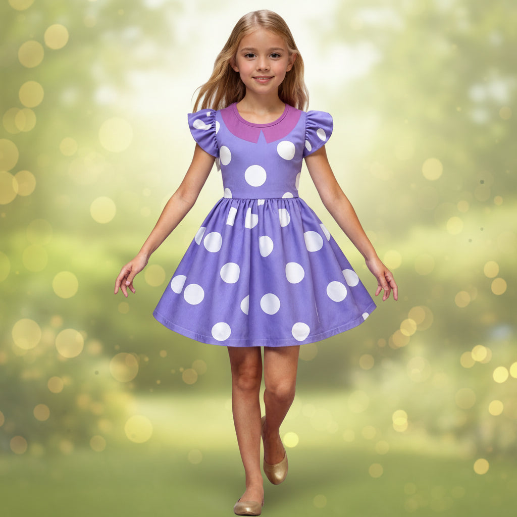 Halloween Costume Character Costume Spotted Dress - Image 1
