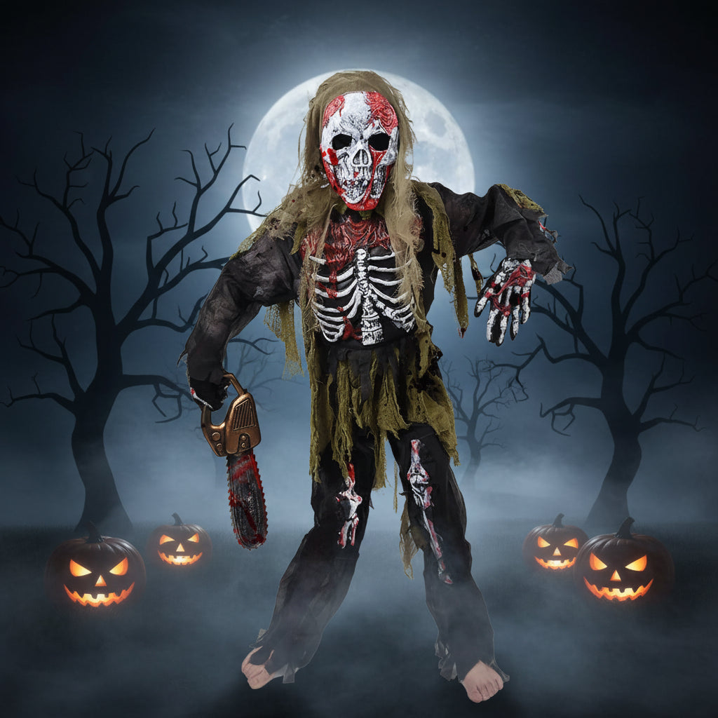 Halloween Costume Death Zombie Cosplay Costume - Image 1