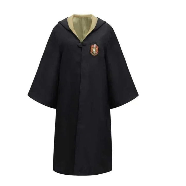 Halloween Costume Relaxed Wizard Robe Button-Front - Image 4