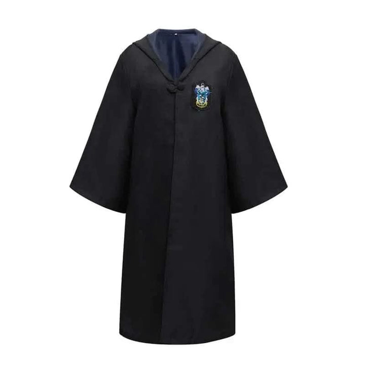 Halloween Costume Relaxed Wizard Robe Button-Front - Image 5