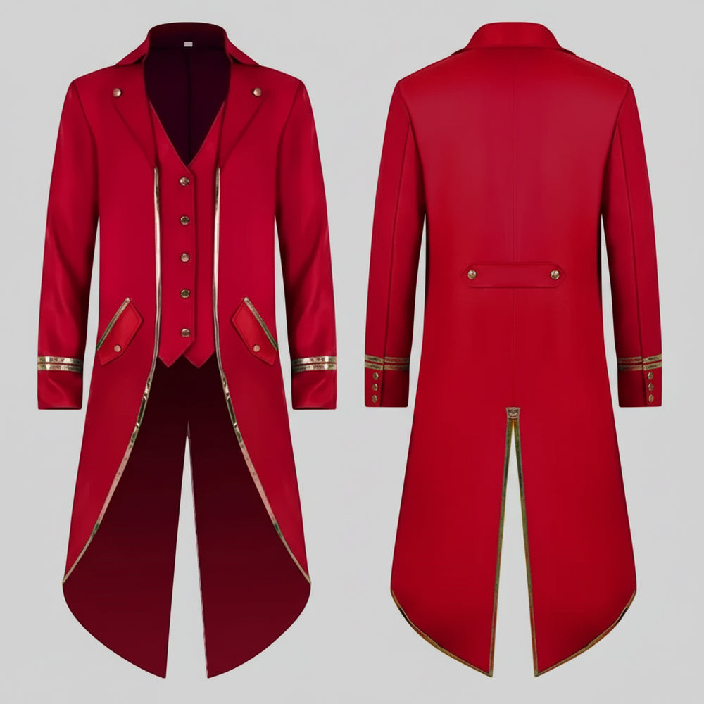 Halloween Costumes Cosplay Tailcoat Jacket Historical Design - Image 8
