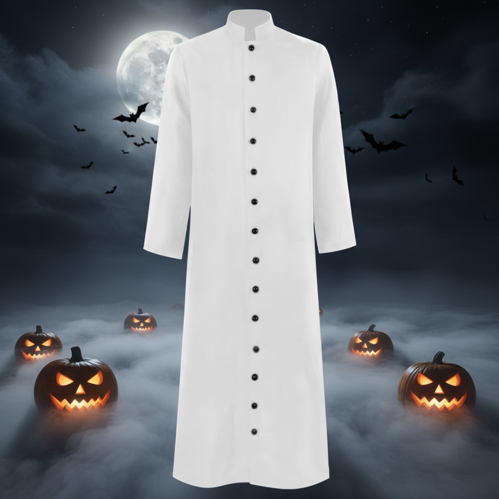 Halloween Costumes Cosplay Wizard Costume Long Robe - Image 2