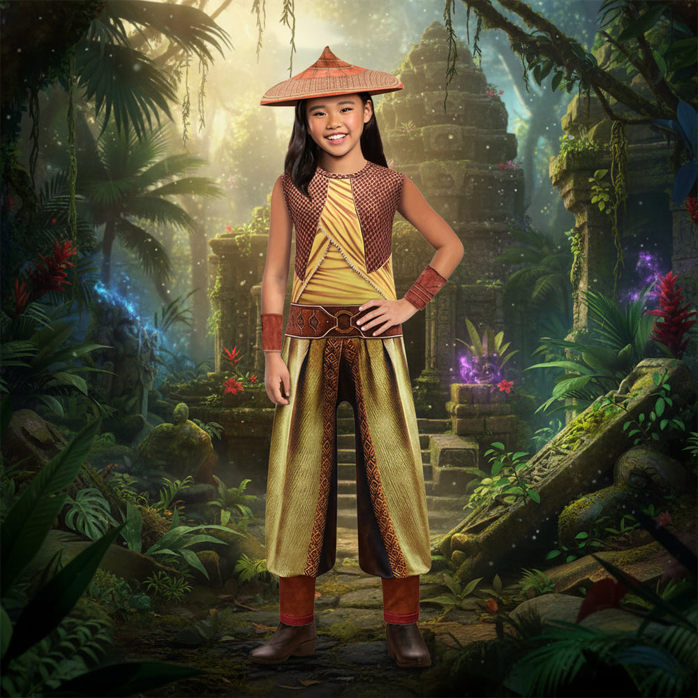Halloween Costumes Dragon Princess Fun Dress Up Outfit - Image 3