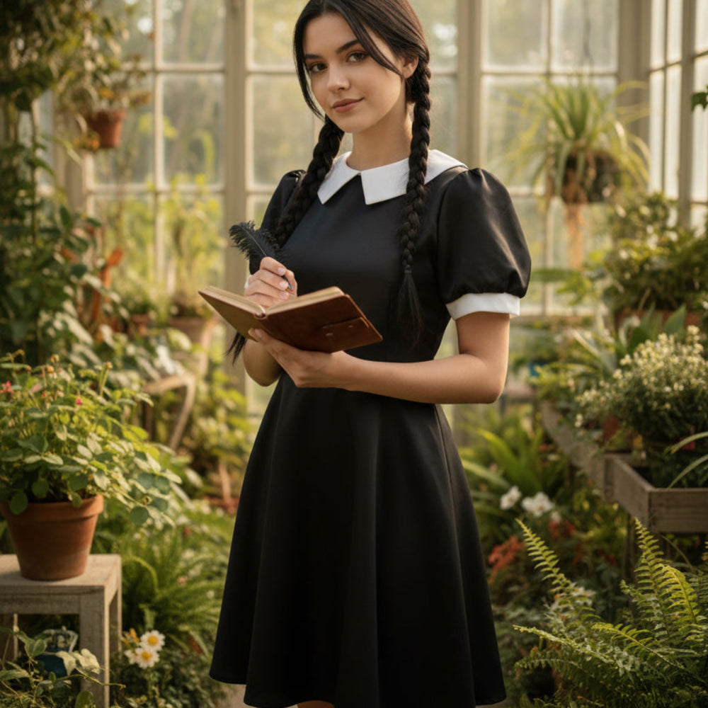 Halloween Costumes Fun Outfit Gothic Dress Classic Look - Image 2