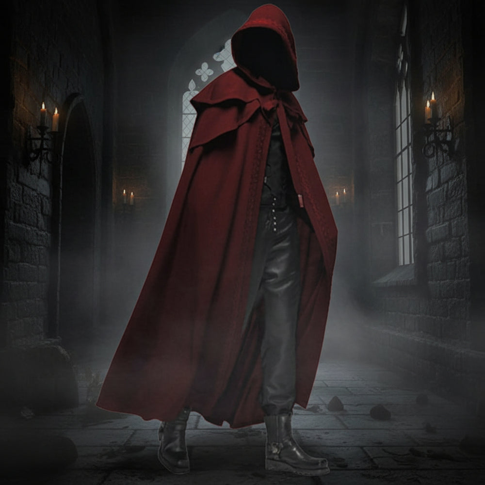 Halloween Costumes Gothic Cape Hood - Image 2