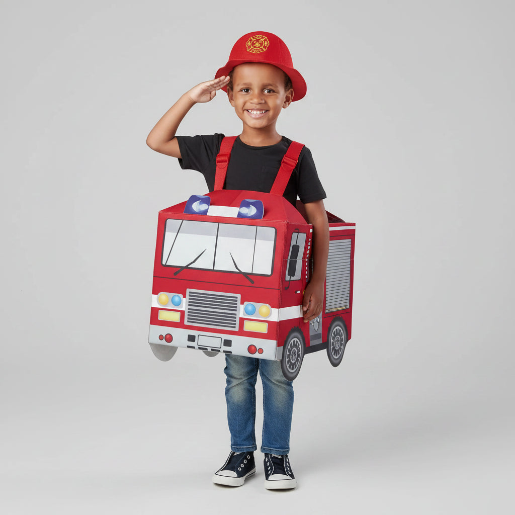 Halloween Costumes Halloween Theme Cosplay Firefighter Outfit - Image 5