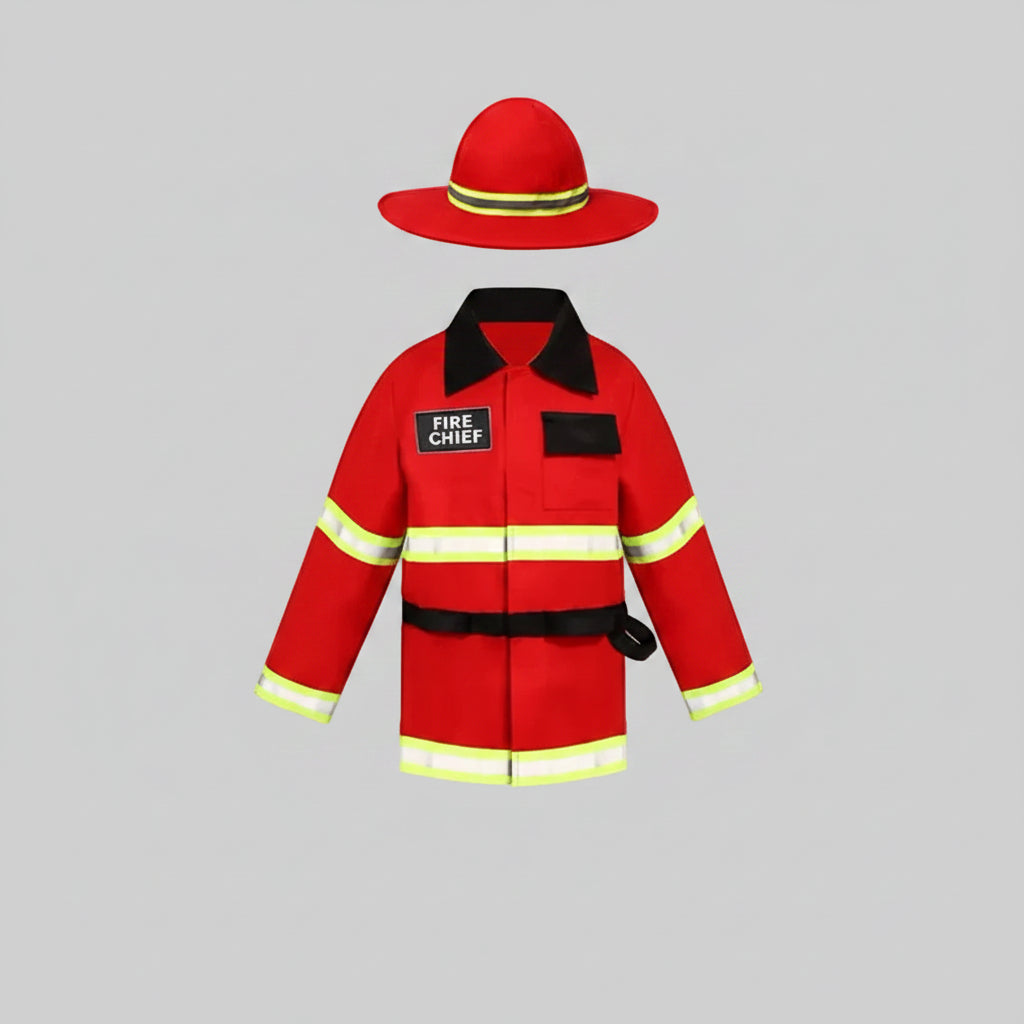 Halloween Costumes Halloween Theme Cosplay Firefighter Outfit - Image 6