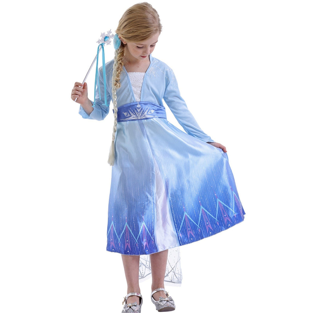 Halloween Costumes Ice Princess Dress Gown - Image 4