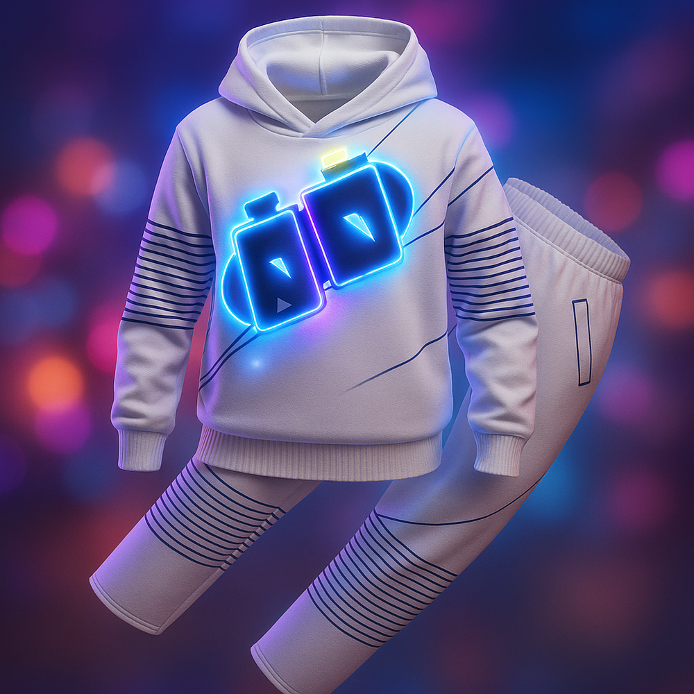 Halloween Costumes LED Dj Outfit Glow Dark Design - Image 2