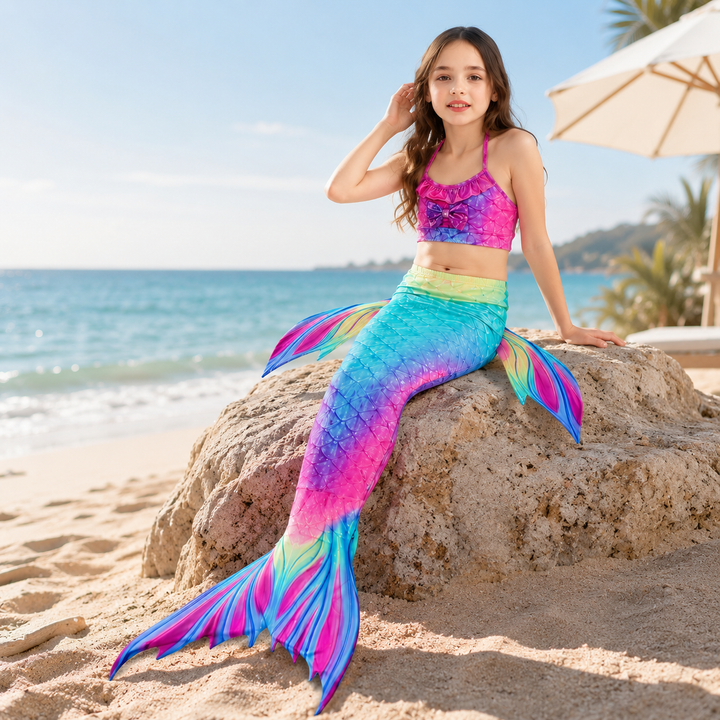 Halloween Costumes Mermaid Swimsuit Girls - Image 1