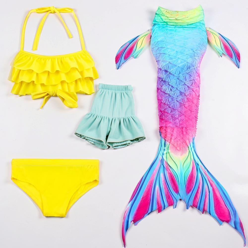 Halloween Costumes Mermaid Swimsuit Girls - Image 3