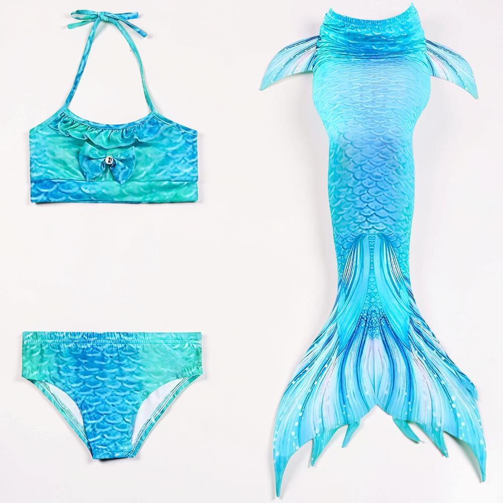 Halloween Costumes Mermaid Swimsuit Girls - Image 5