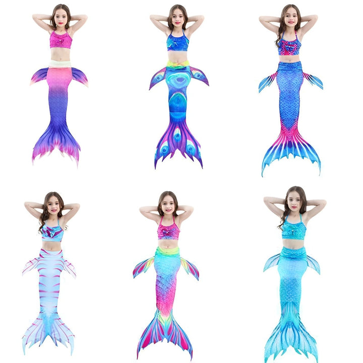 Halloween Costumes Mermaid Swimsuit Girls - Image 7