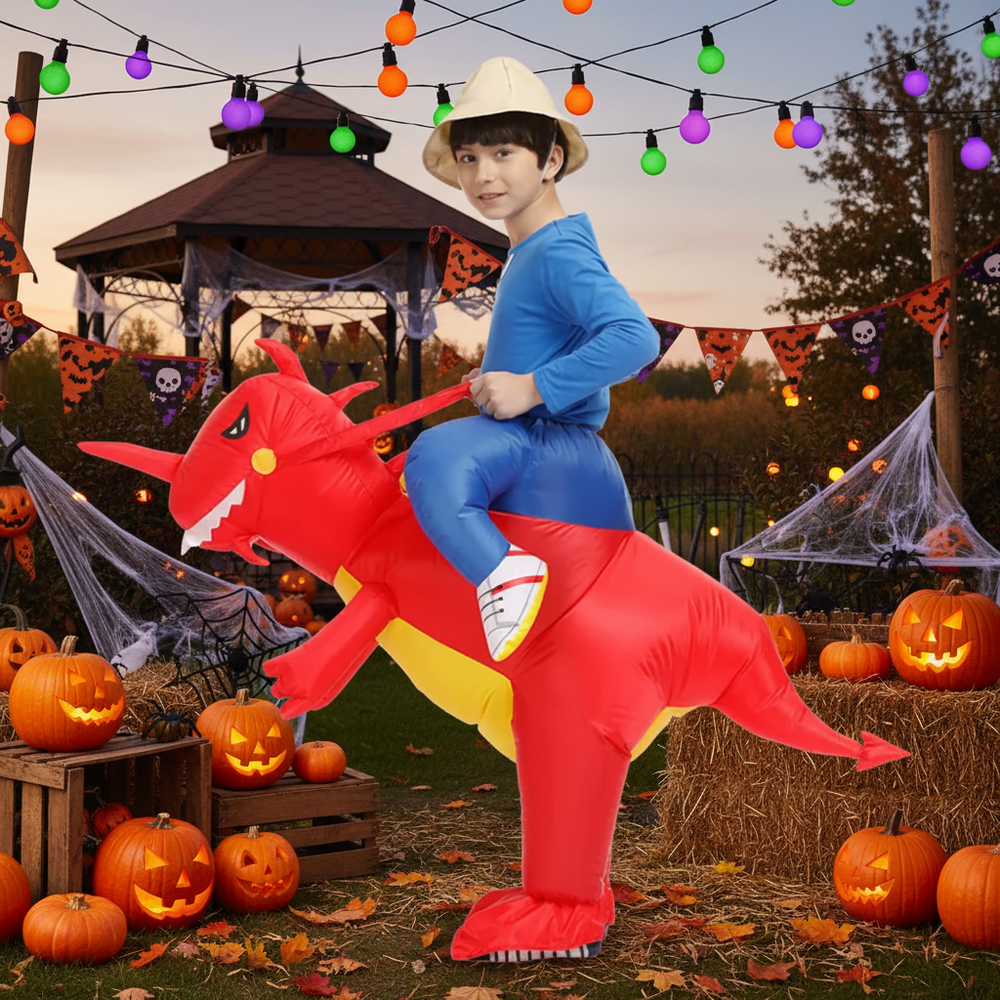 Halloween Costumes nflatable Dinosaur Kids Party Suit - Image 2