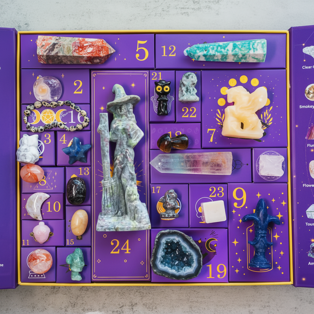 Halloween Decoration Crystal Countdown Box Festive Home Accent - Image 2