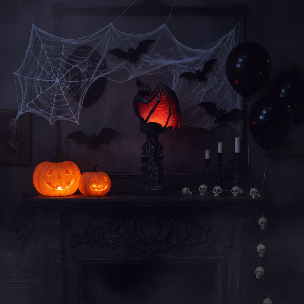 Halloween Decoration Gothic Style Lamp USB Bat Lamp - Image 2