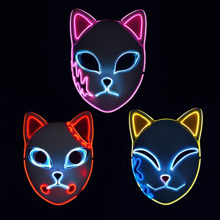 Halloween Decoration Halloween Cosplay Mask LED Design - Image 1