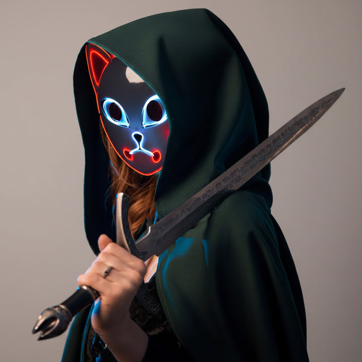 Halloween Decoration Halloween Cosplay Mask LED Design - Image 15