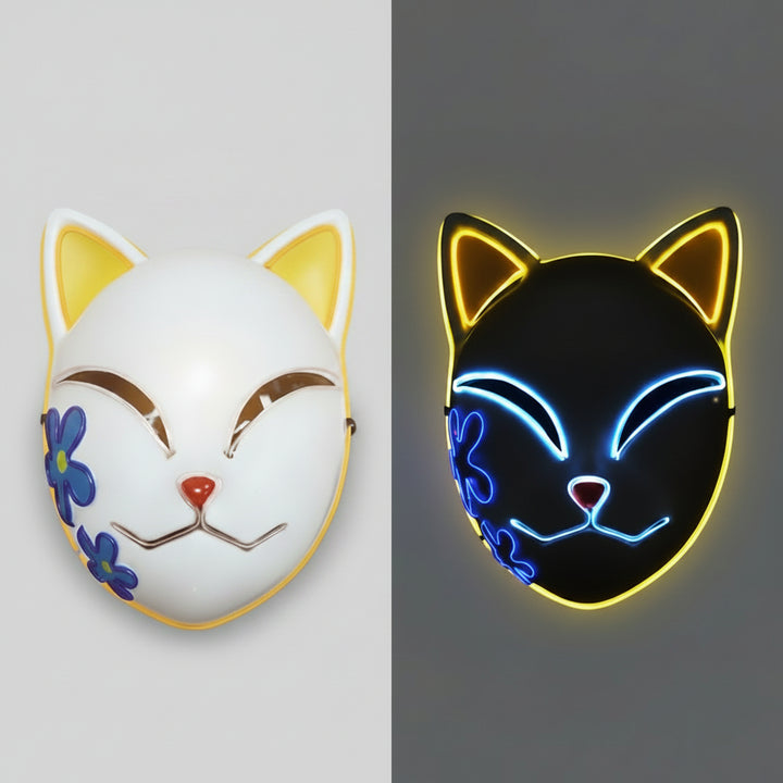 Halloween Decoration Halloween Cosplay Mask LED Design - Image 3