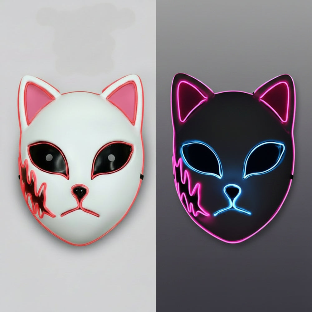 Halloween Decoration Halloween Cosplay Mask LED Design - Image 4