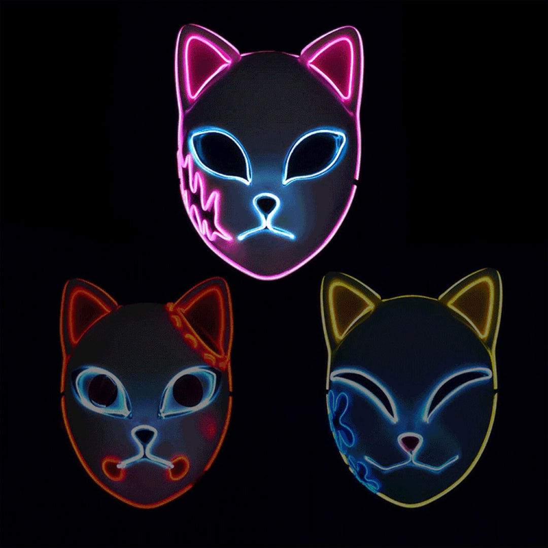 Halloween Decoration Halloween Cosplay Mask LED Design - Image 5