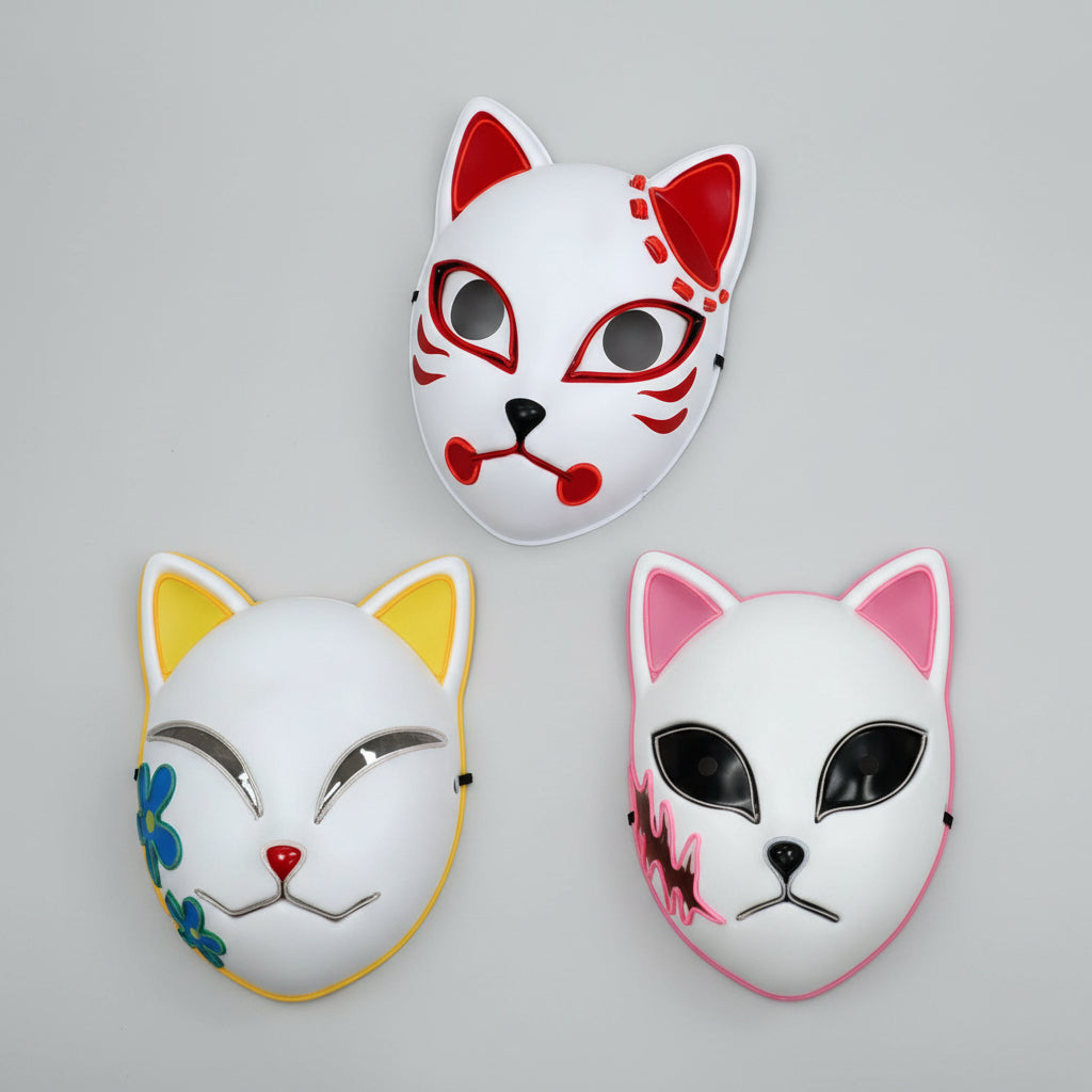 Halloween Decoration Halloween Cosplay Mask LED Design - Image 7