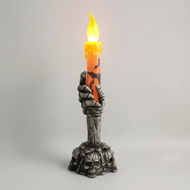 Halloween Decoration Halloween Theme Candles Skeleton Design - Image 2