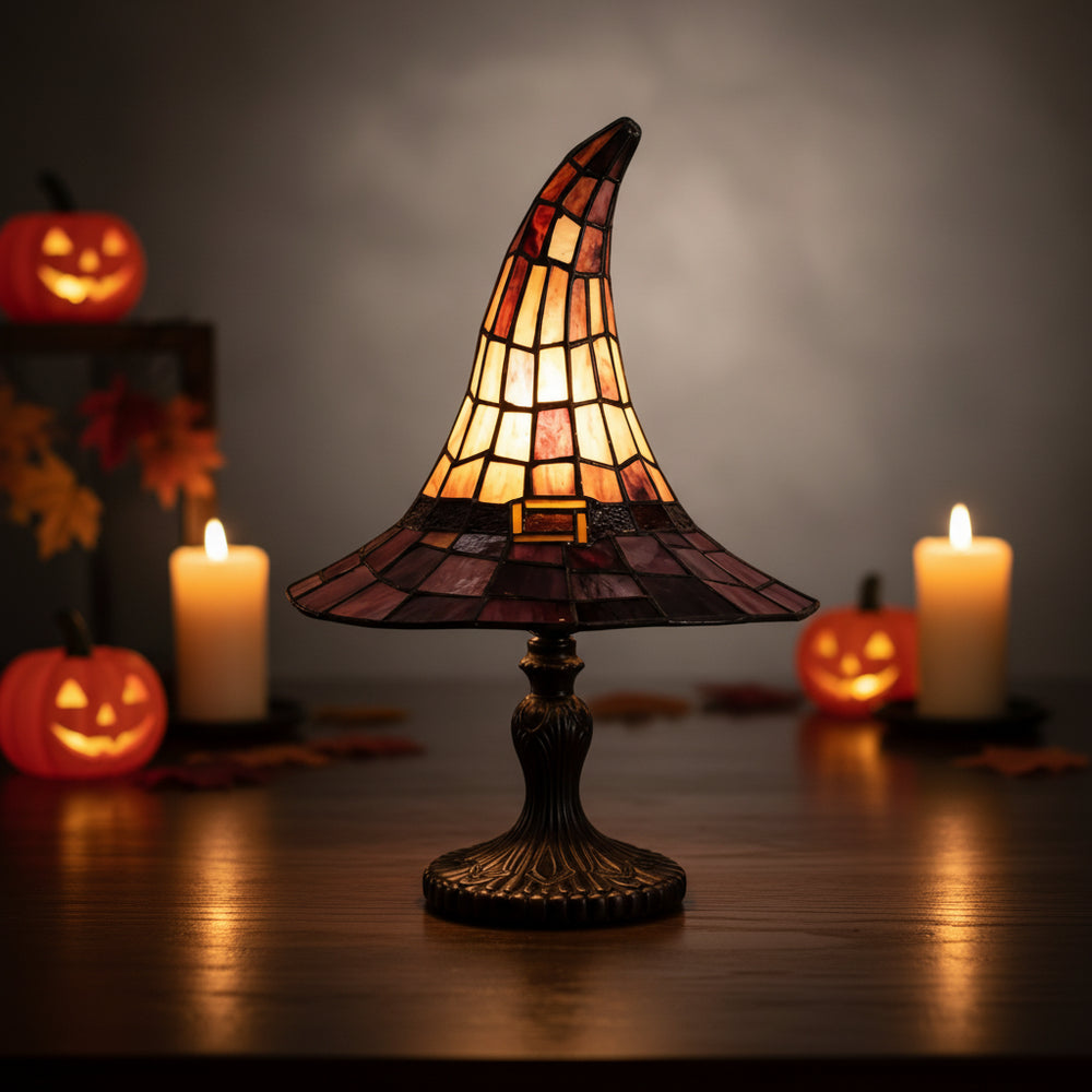Halloween Decoration Halloween Theme Lamp Witch Hat Design - Image 6