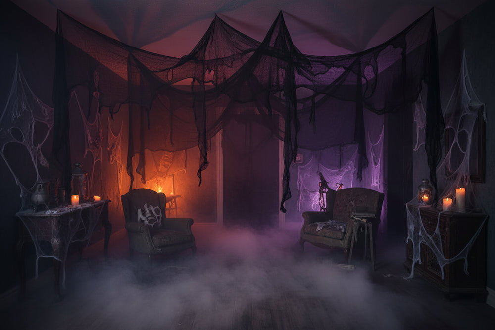 Halloween Decoration Netting Party Decor Scary - Image 1