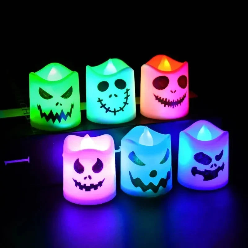 Halloween Decorations Battery Operated Candles LED Set - Image 2