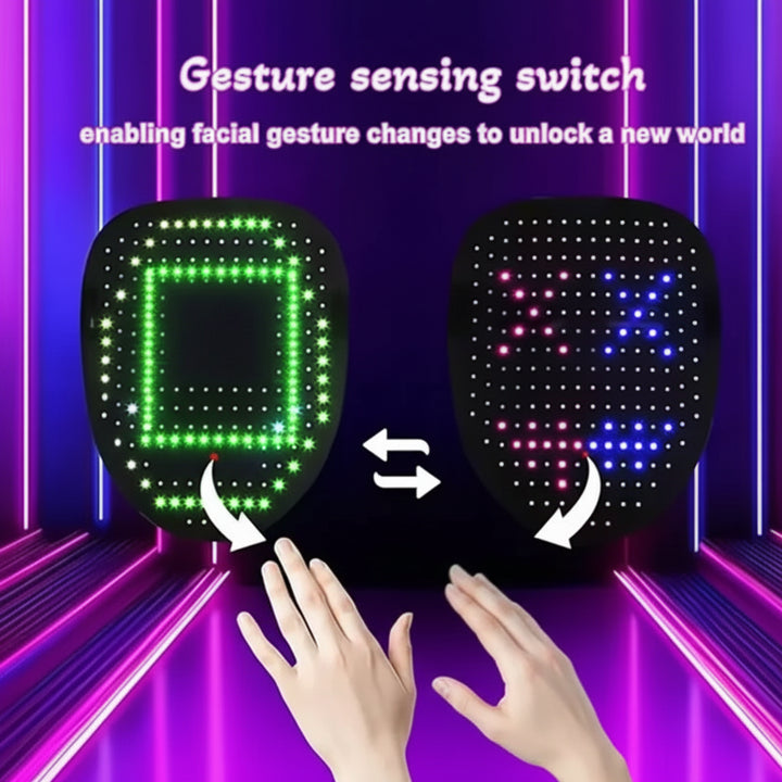 Halloween Mask LED Gesture Sensing Display - Image 4
