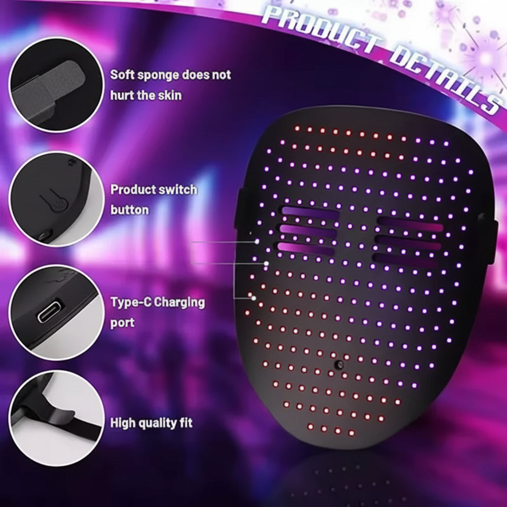 Halloween Mask LED Gesture Sensing Display - Image 5