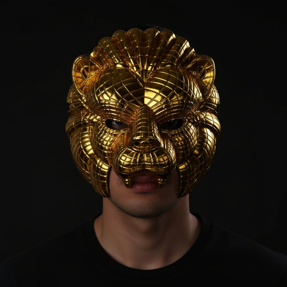 Halloween Mask Masquerade Party Costume Lion Mask - Image 2