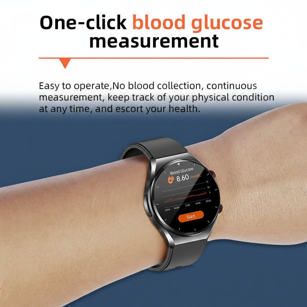 Heart Rate Monitor Watch Blood Pressure Smart Watch Blood Glucose - Image 10