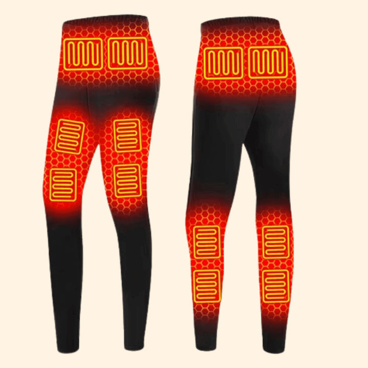 Heated Base Layer Pants Mens Thermal Underwear Long Rechargeable USB - Image 5