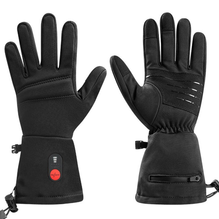 Heated Gloves Electric Warming With Extended Cuffs And Zippered Battery Pocket - Image 1