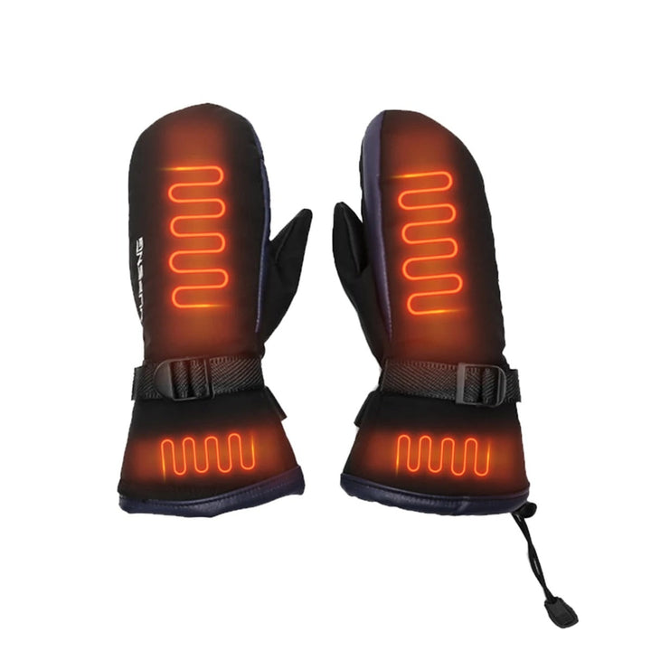 Heated Gloves Warming Winter Rechargeable USB Mittens With Visible Heating Elements - Image 10
