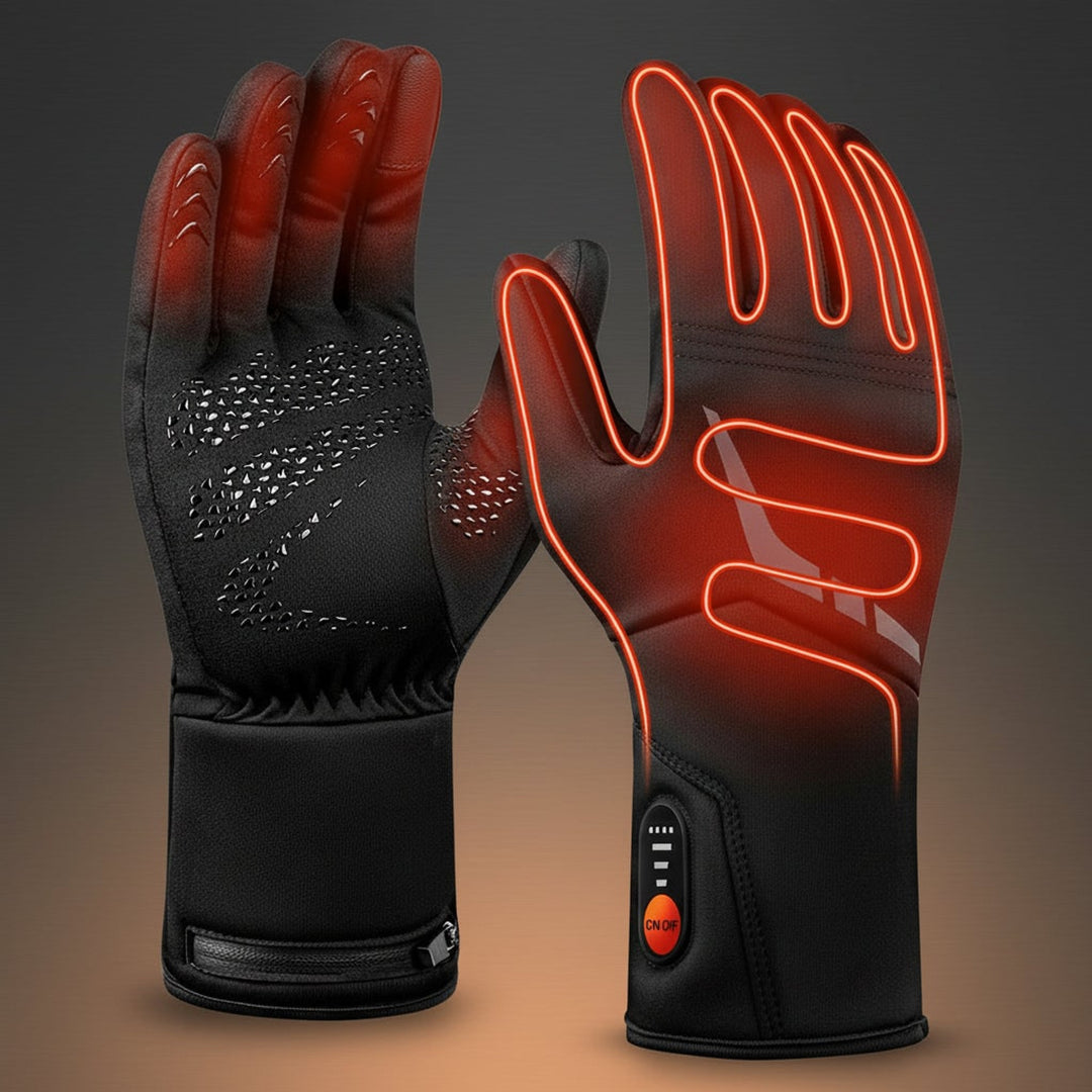 Heated Gloves Winter Thermal For Cycling Skiing With Adjustable Heat Settings - Image 1