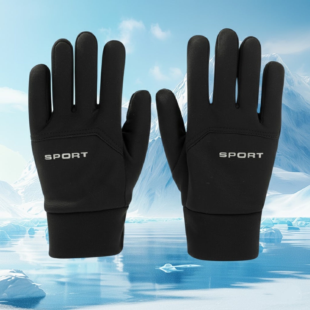 Heated Gloves Winter Touchscreen Fingertips Textured Palms Zipper Pocket For Cycling Skiing - Image 10