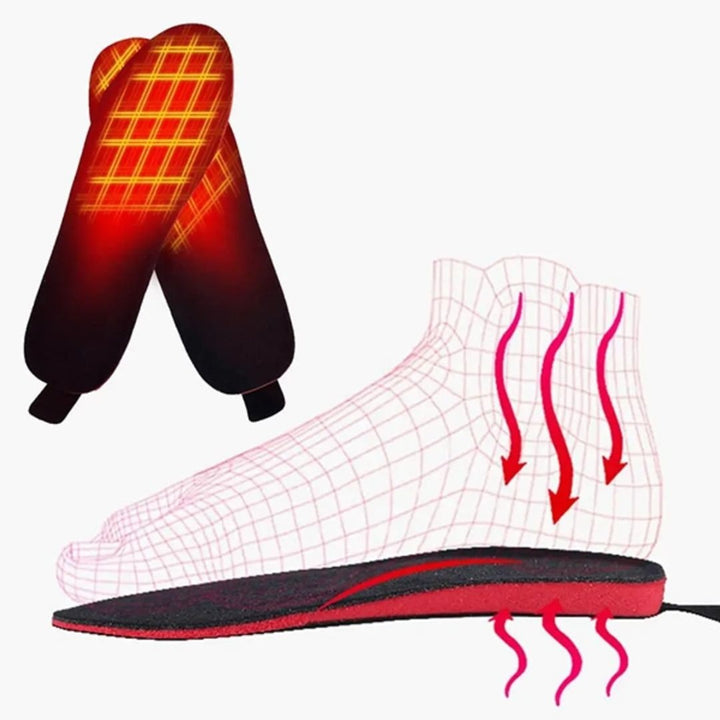 Heated Insoles Rechargeable USB With Remote Control And Adjustable Heat Levels - Image 3