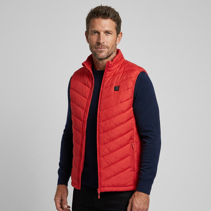 Heated Vest For Men With USB Charging Stand Collar Puffer Sleeveless - Image 6