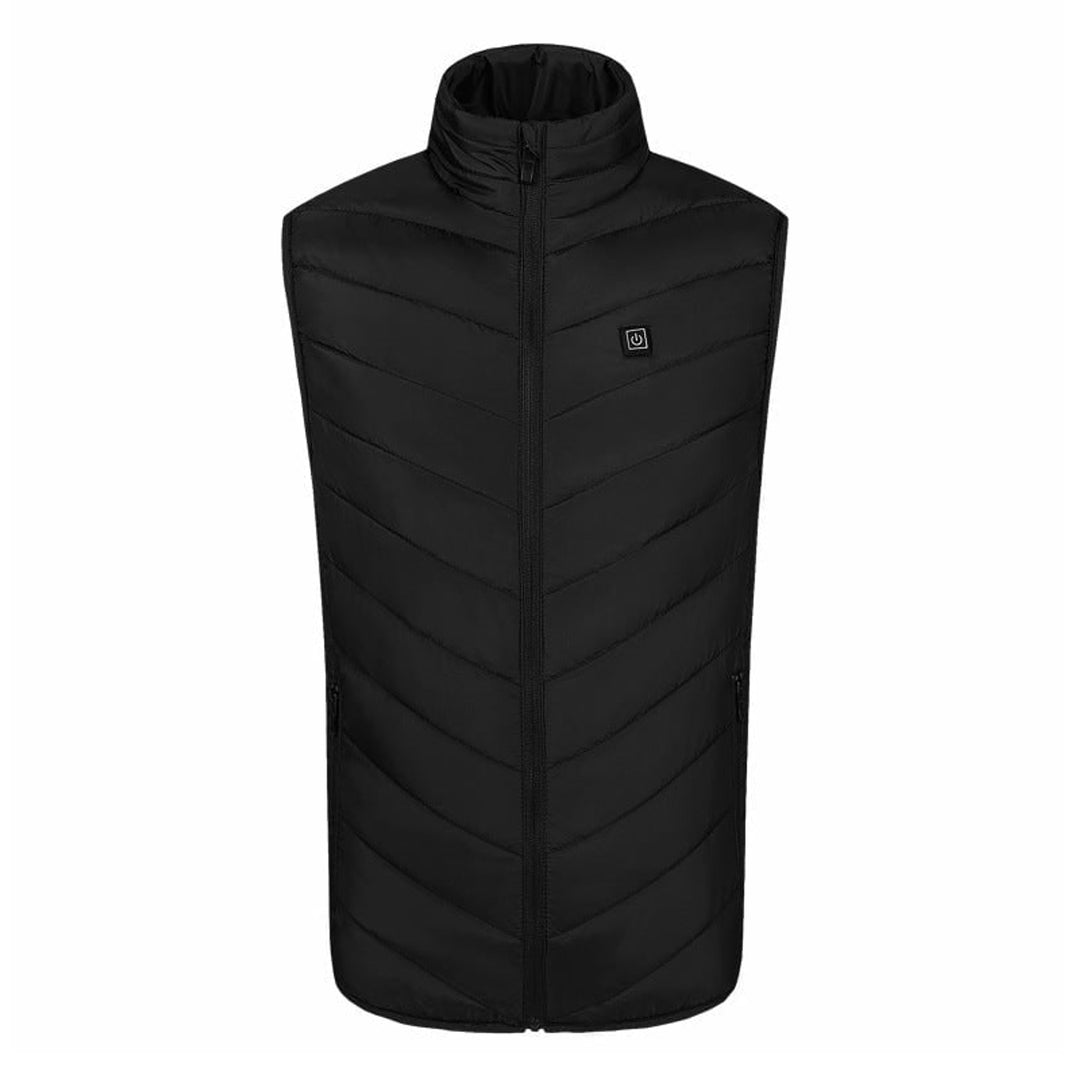 Heated Vest For Men With USB Charging Stand Collar Puffer Sleeveless - Image 3