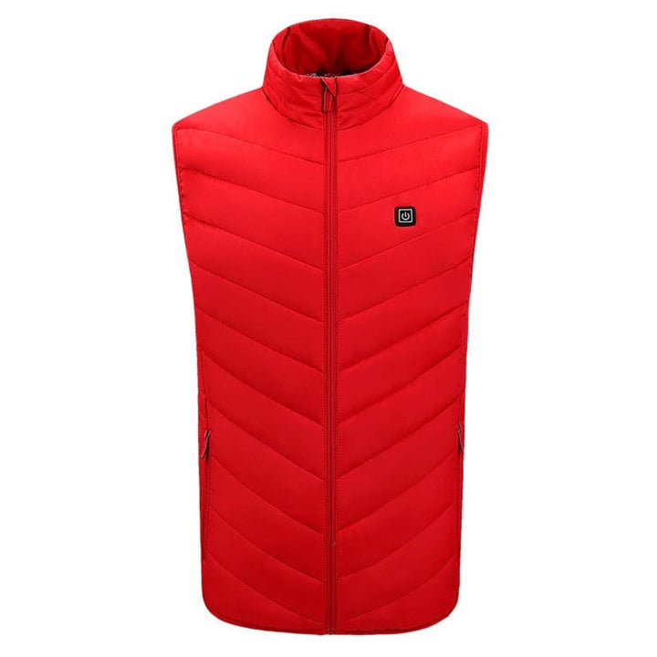 Heated Vest For Men With USB Charging Stand Collar Puffer Sleeveless - Image 7