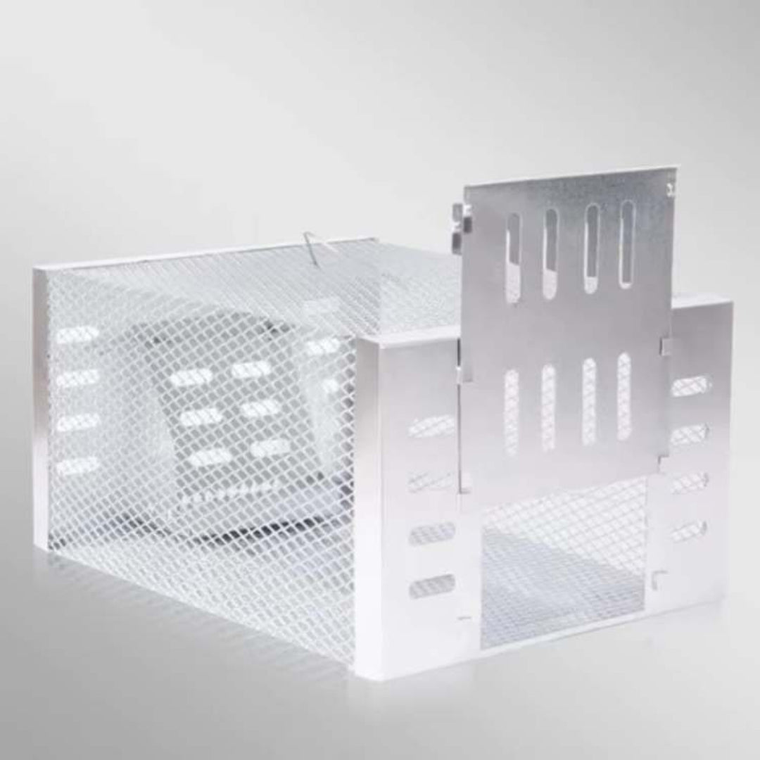 Humane Mouse Trap No Kill Live Catch Stainless Steel Cage Reusable Indoor Pest Control - Image 3