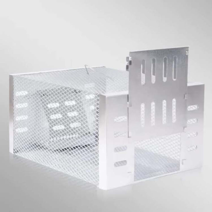 Humane Mouse Trap No Kill Live Catch Stainless Steel Cage Reusable Indoor Pest Control - Image 3