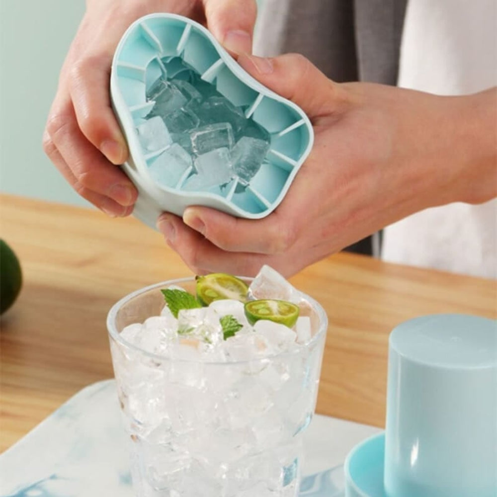 Ice Maker Silicone Ice Cube Tray Compact Design - Image 4