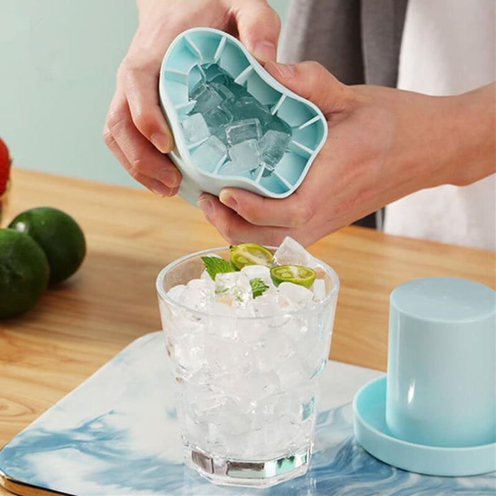 Ice Maker Silicone Ice Cube Tray Compact Design - Image 7
