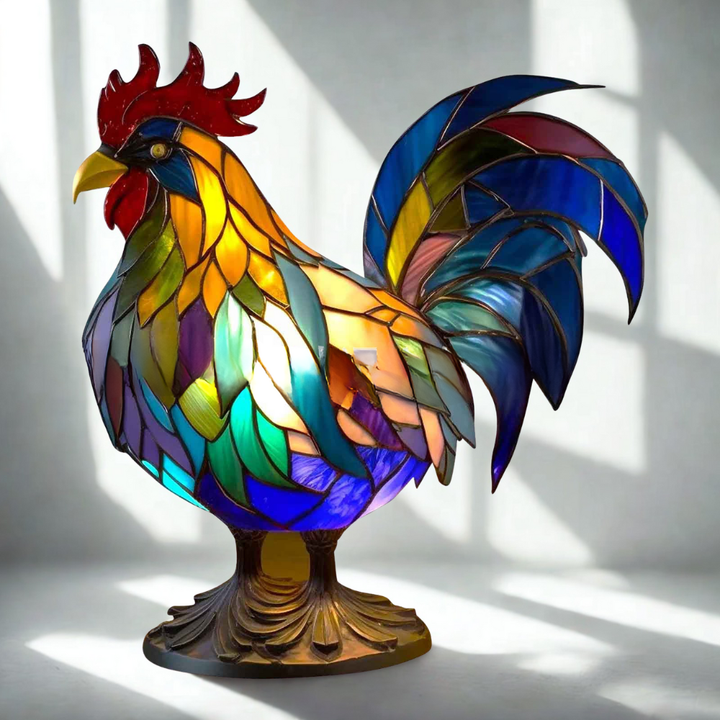 Table Lamp Animal Glass Design Indoor Light