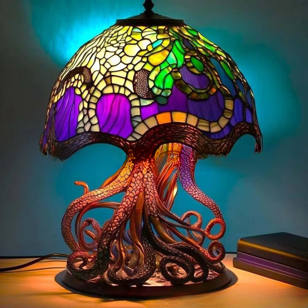 Table Lamp Animal Glass Design Indoor Light